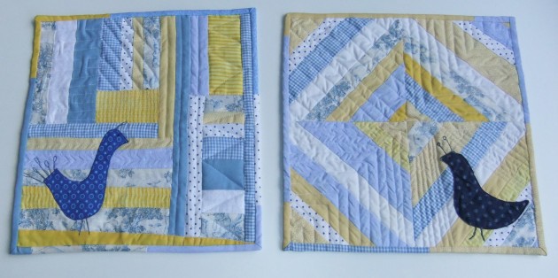 Table Mats made for two Project Quilting Challenges.